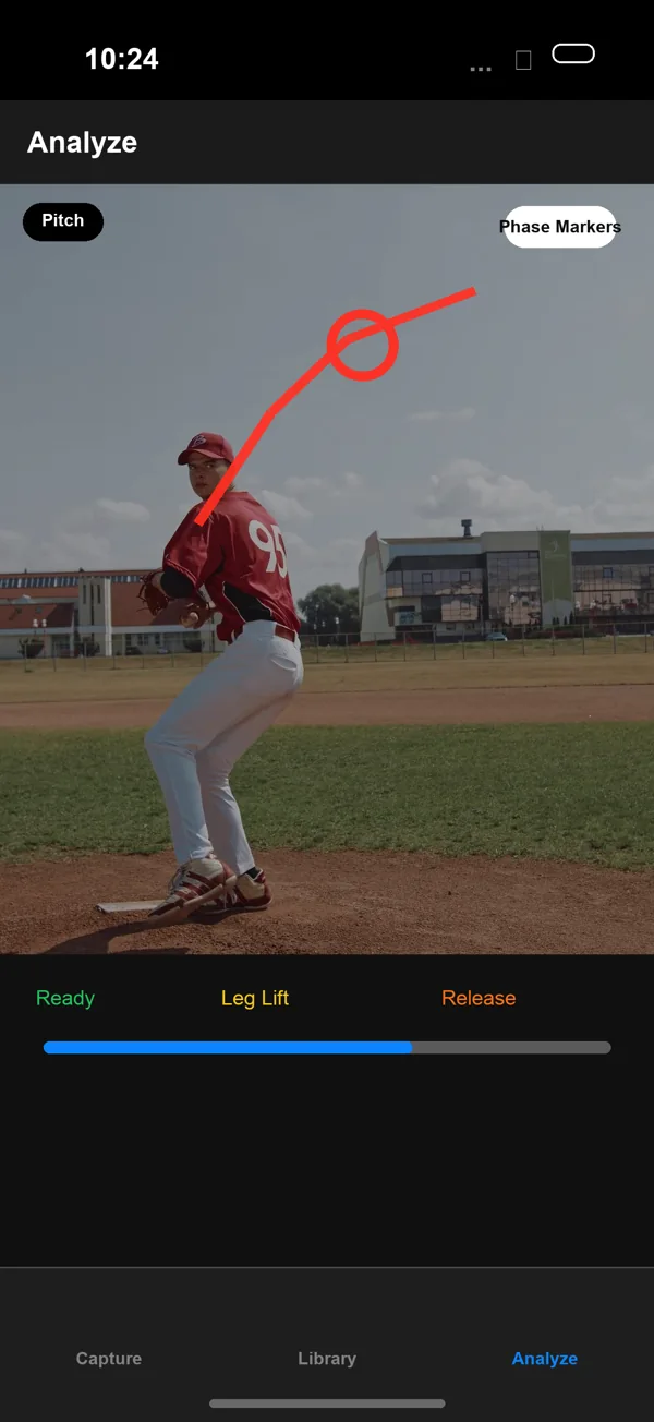 BaseballDraw pitching phase review